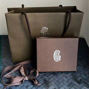 Goyard Wallet, Card Holder Gift Box and Bag, ribbon included
